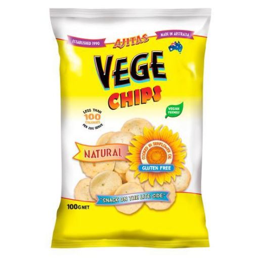 Picture of Ajitas Vege Chips Natural 100Gm