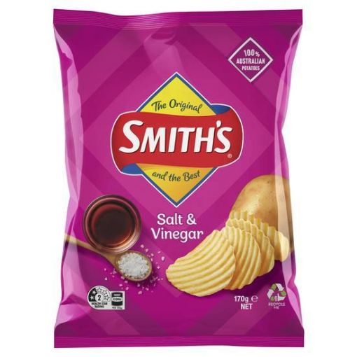 Picture of Smiths Crinkle Salt Vinegar 170Gm
