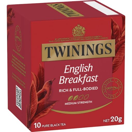Picture of Twinings English Breakfast Tea Bags (10 Pack) 20G