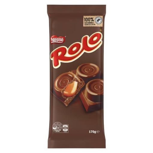 Picture of Nestle Chocolate Rolo Block 170Gm