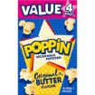 Picture of Poppin Microwave Popcorn Butter Flavour (4 Pack) 100G