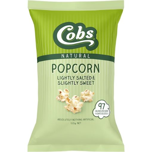 Picture of Cobs Natural Popcorn Lightly Salted Slightly Sweet 120G