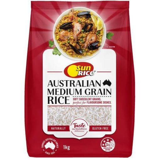 Picture of Sunrice White Medium Grain 1Kg