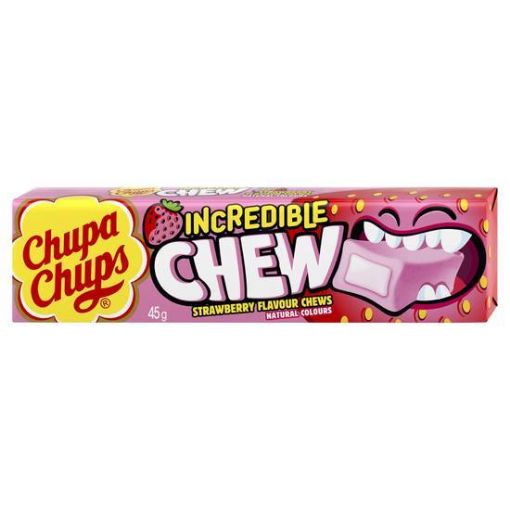 Picture of Chupa Chups Incredible Chew Strawberry 45G
