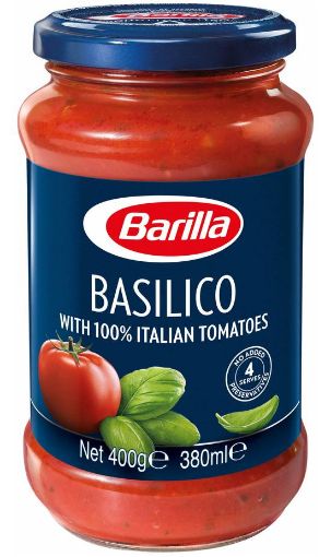 Picture of Barilla Pasta Sauce Basilico Tomato Basil 400G