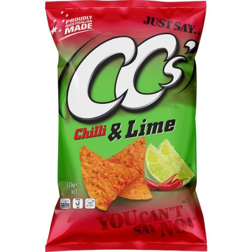 Picture of Cc's Chips Chilli Lime 175Gm
