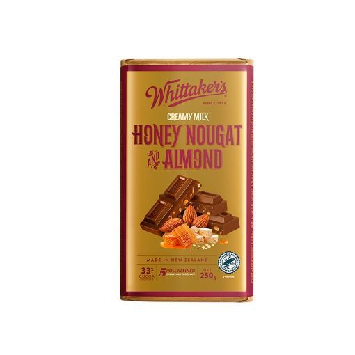 Picture of Whittakers Chocolate Black Honey Nougat 250Gm