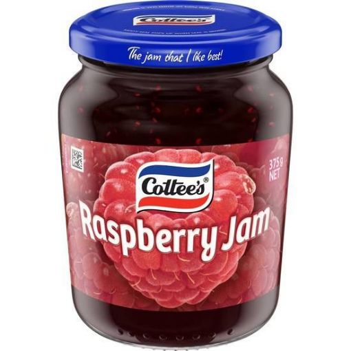 Picture of Cottee's Jam Raspberry 375Gm