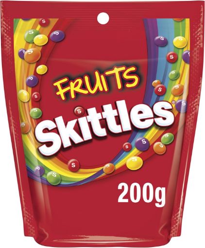 Picture of Skittles Fruits Chewy Lollies Snack & Share Bag 200G