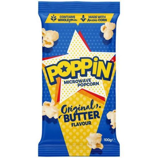 Picture of Poppin Mw Popcorn Butter 100Gm