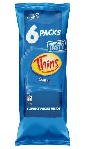 Picture of Thins Chip Original 6 Multi Pack 114Gm