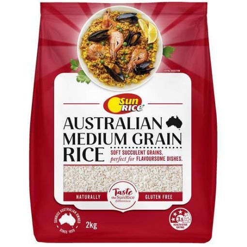 Picture of Sunrice White Medium Grain 2Kg