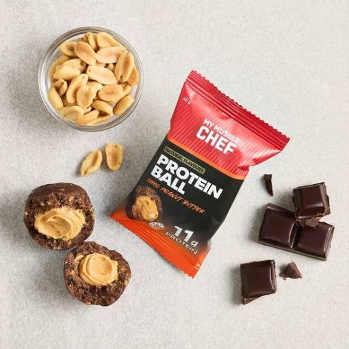 Picture of My Muscle Chef Choc Peanut Butter Protein Ball 40G