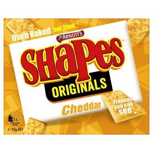 Picture of Arnotts Shapes Cheddar 175Gm