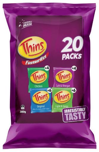 Picture of Thins Variety Multipack 20S 380Gm