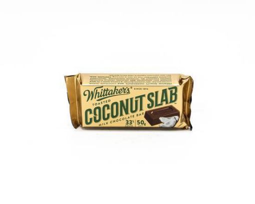 Picture of Whittaker's Coconut Slab Milk Chocolate 50G