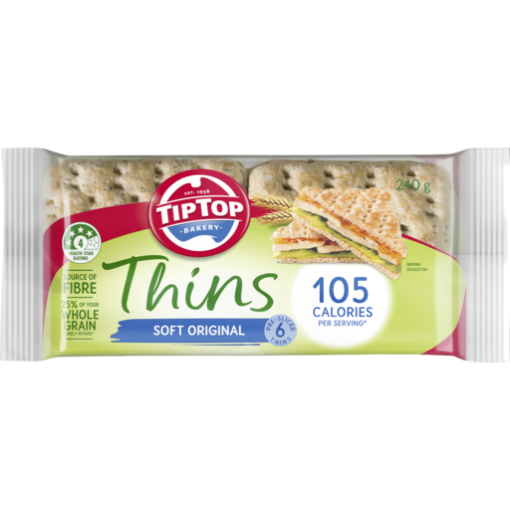 Picture of Tip Top Sandwich Thins Original 6Pk