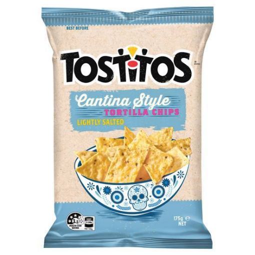 Picture of Tostitos Tortilla Corn Chips Lightly Salted Cantina Style 175G
