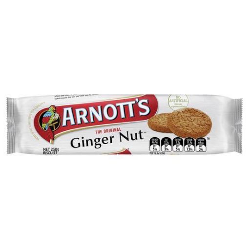 Picture of Arnotts Gingernut Nsw 250Gm