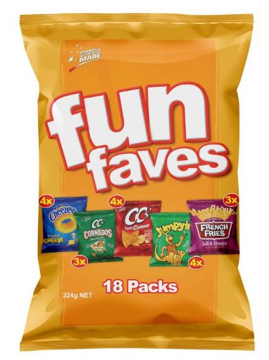 Picture of Fun Faves Variety Mp 18 324Gm