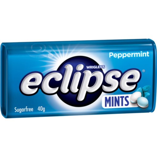 Picture of Eclipse Peppermint Flavoured Sugar Free Mints Tin 40G