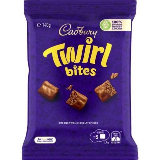 Picture of Cadbury Chocolate Bites Twirl Pillow 140Gm