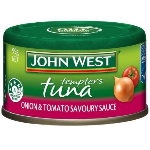Picture of John West Tuna Onion Tomato Sauce 95Gm
