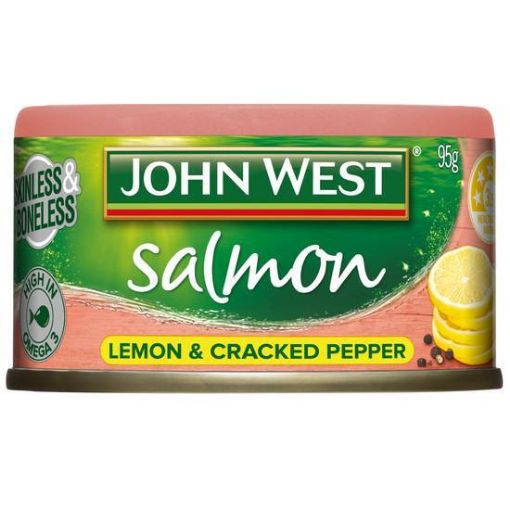 Picture of John West Salmon Lemon & Cracked Pepper 95G