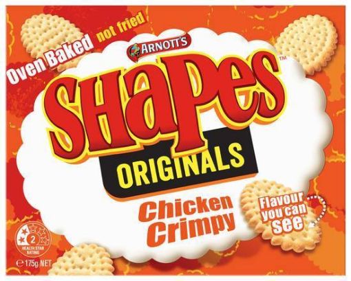 Picture of Arnotts Shapes Chicken Crimpy 175Gm
