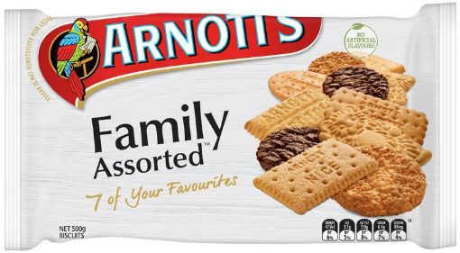 Picture of Arnotts Family Assorted 500Gm