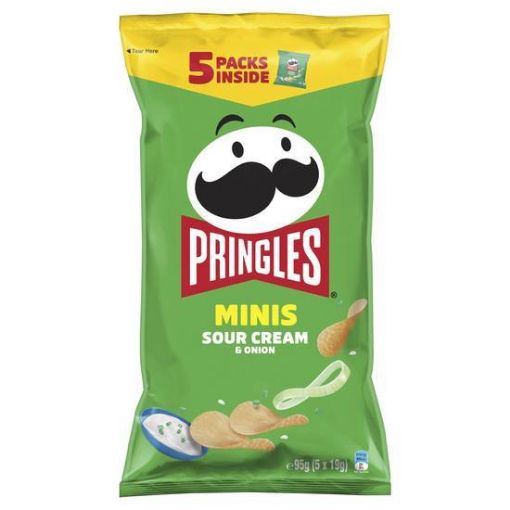 Picture of Pringles Minis Sour Cream & Onion (5 Packs) 19G