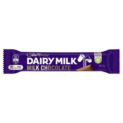Picture of Cadbury Dairy Milk Chocolate Milk Chocolate Bar 50G