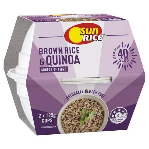 Picture of Sunrice Cup Brown Rice Quinoa 2X125gm
