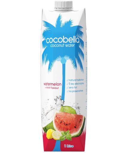 Picture of Cocobella Coconut Water Watermelon & Mint Flavour 1L