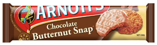 Picture of Arnotts Chocolate Butternut Snaps 200Gm