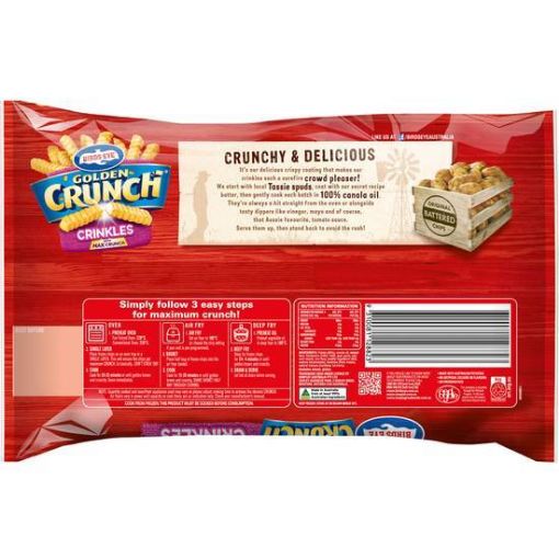 Picture of Birds Eye Crinkle Golden Crunch 900Gm