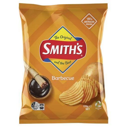 Picture of Smith's Crinkle Cut Potato Chips Barbecue 170G