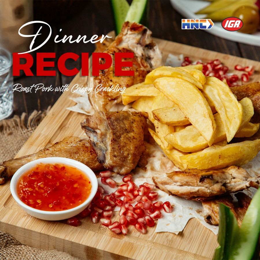 Dinner Recipe: Roast Pork with Crispy Crackling