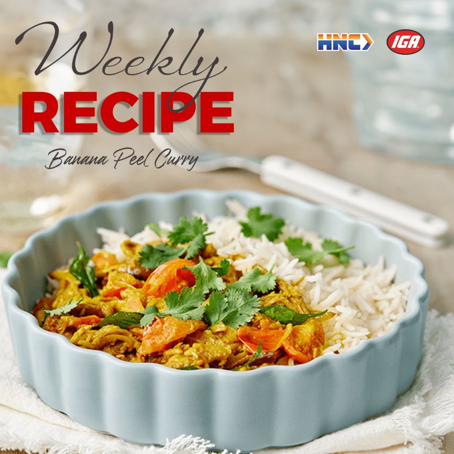 Weekly Recipe: Banana Peel Curry