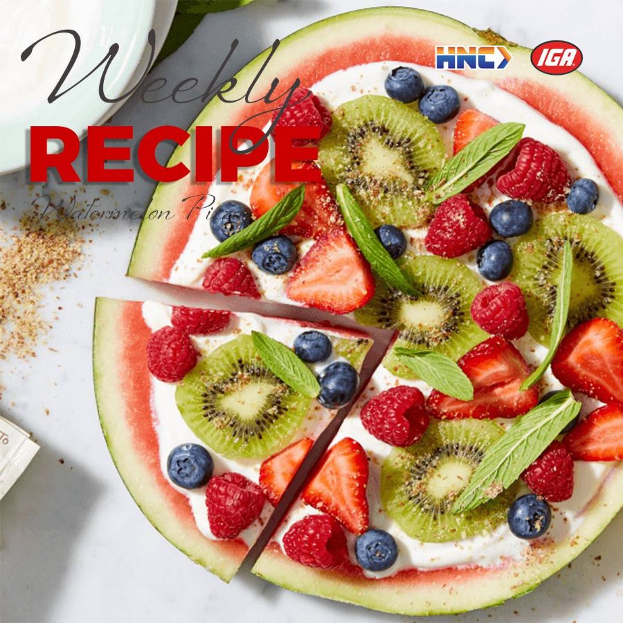 Weekly Recipe: Refreshing Watermelon Pizza