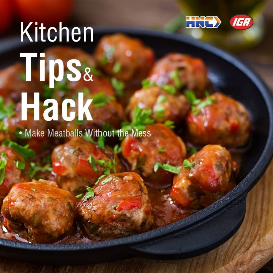 Kitchen Tips & Hacks: Make Meatballs Without the Mess