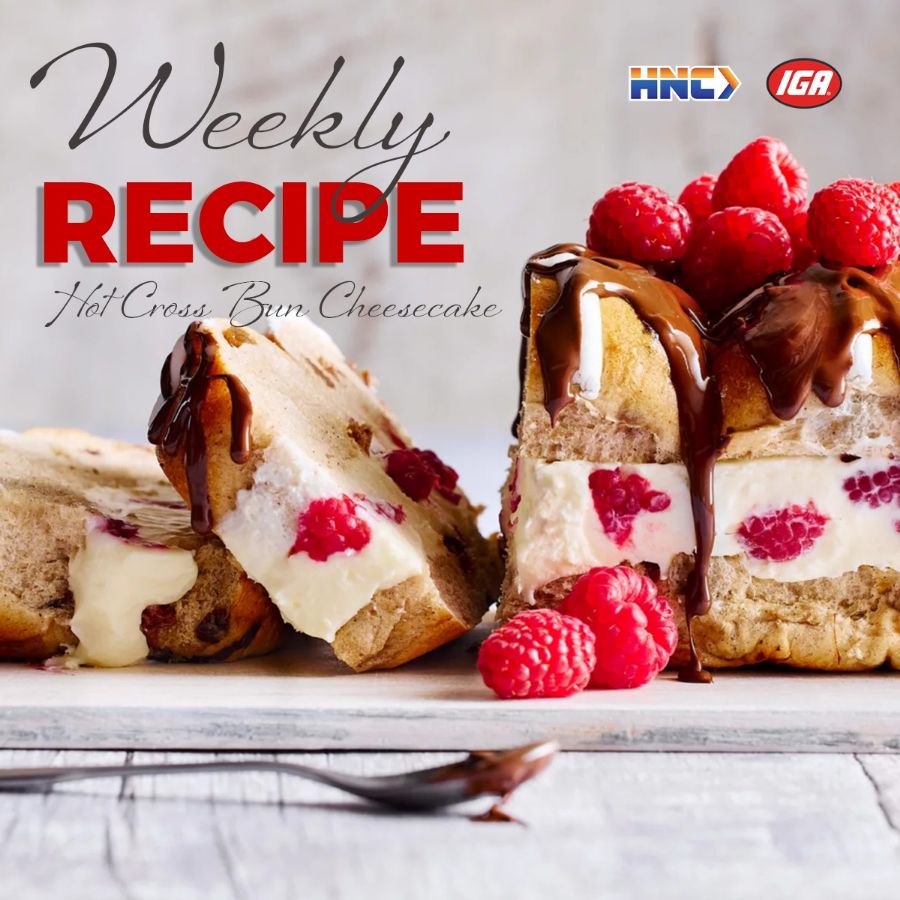 Weekly Recipe: Hot Cross Bun Cheesecake