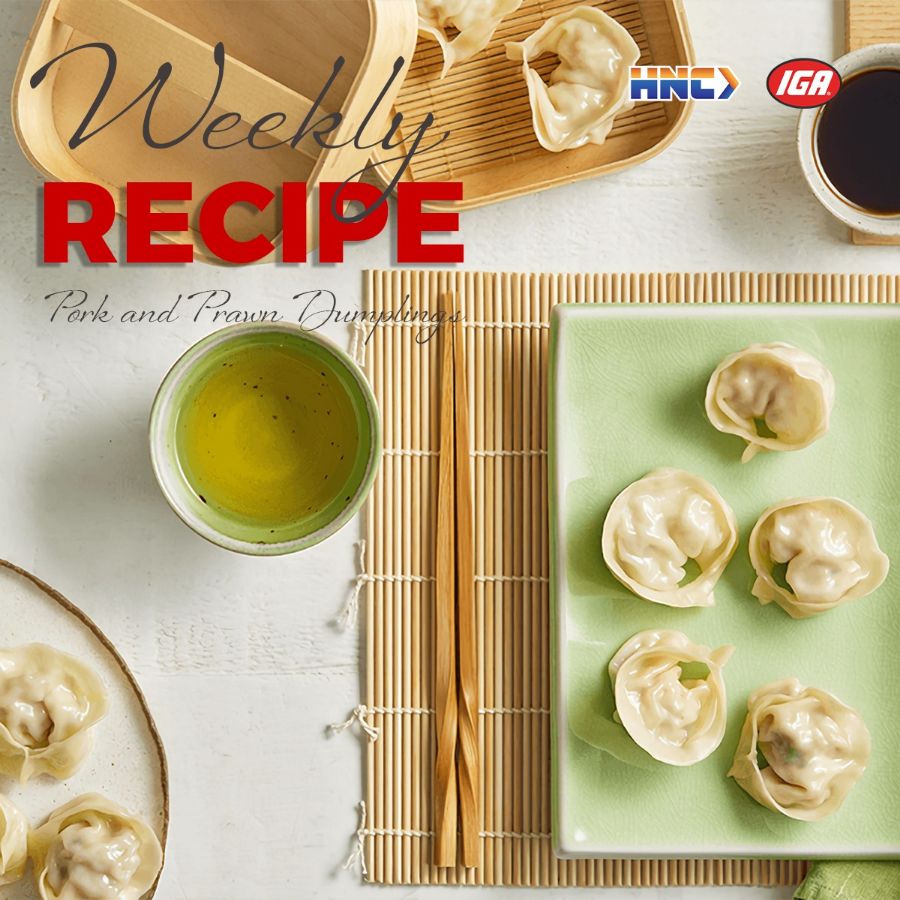 Weekly Recipe: Pork and Prawn Dumplings