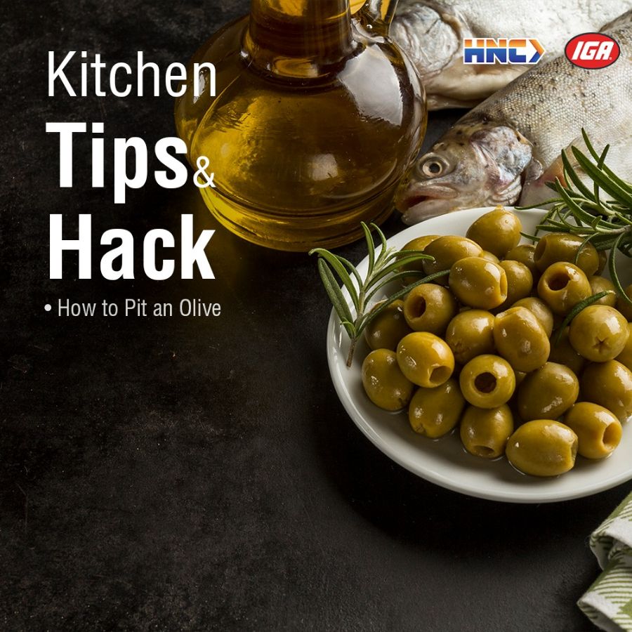 Kitchen Tips & Hacks: How to Pit an Olive