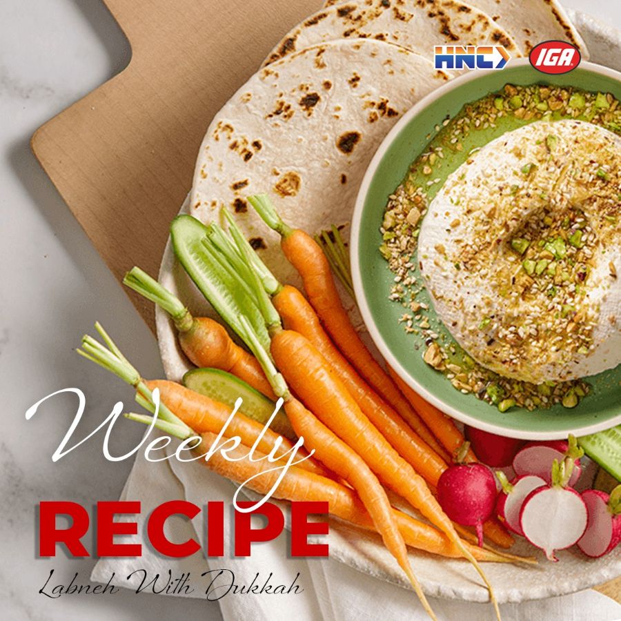 Weekly Recipe: Labneh with Dukkah