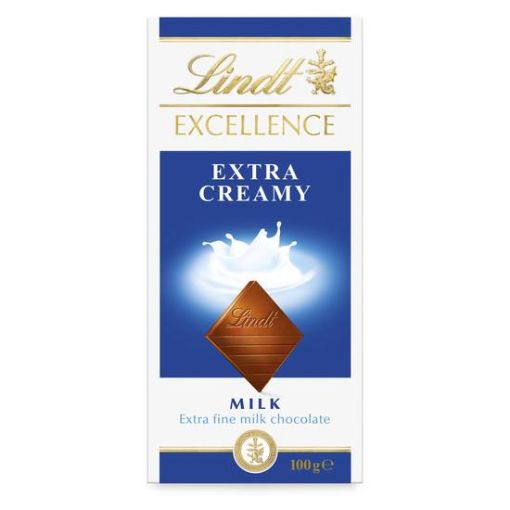 Picture of Lindt Excellence Extra Creamy Milk Chocolate 100G