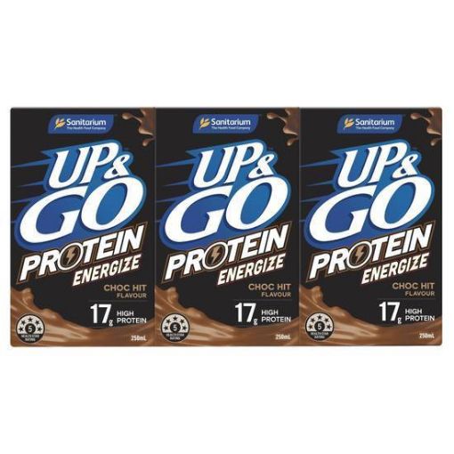 Picture of Sanitarium Up&Go Protein Energize Choc 250Ml