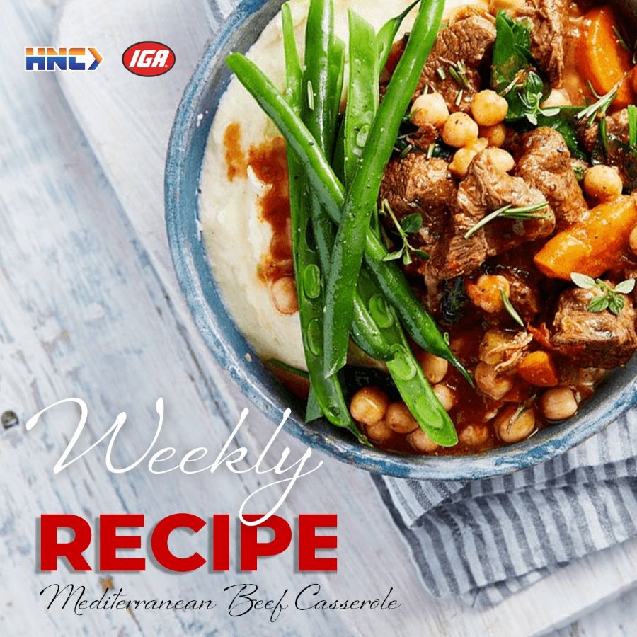 Weekly Recipe: Mediterranean Beef Casserole