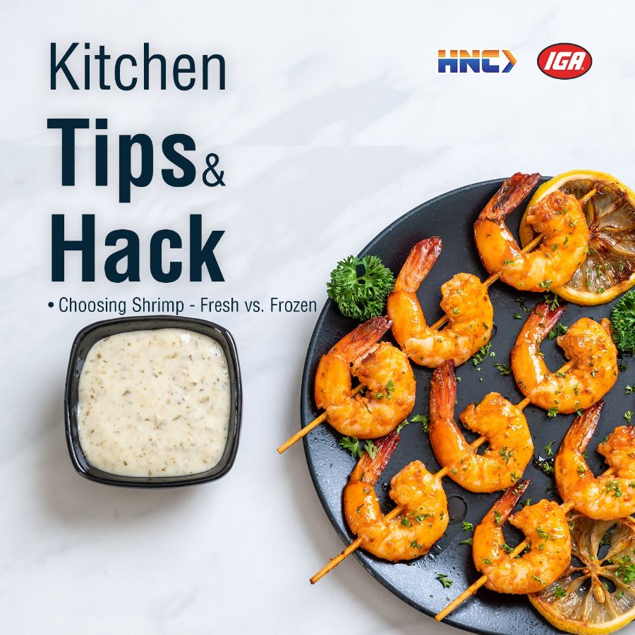 Kitchen Tips & Hacks: Choosing Shrimp - Fresh vs. Frozen