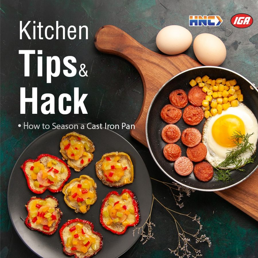 Kitchen Tips & Hacks: How to Season a Cast Iron Pan